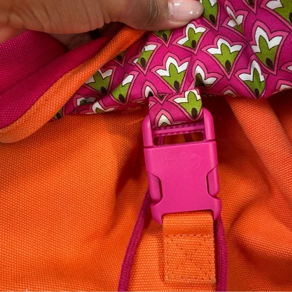 Vera Bradley Retired 2014 Pink Swirls Backpack - Picture 11 of 11